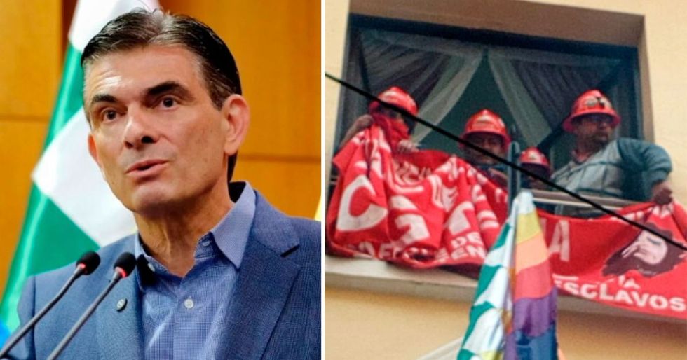 Rodrigo Paz rechaza toma del Ministerio de Trabajo y defiende el diálogo