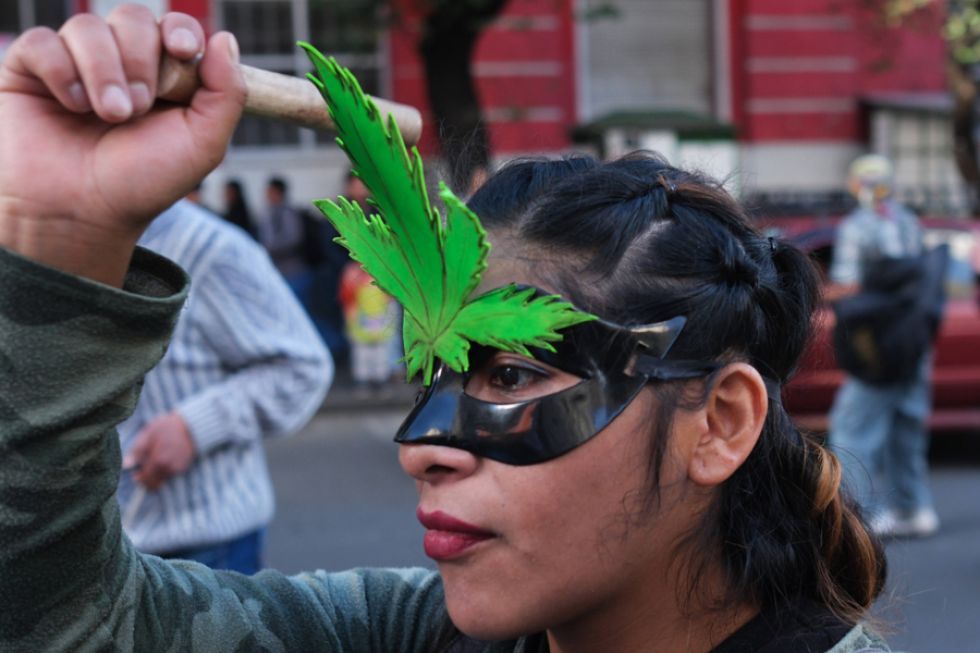 Marcha en La Paz impulsa despenalización de la marihuana con fines medicinales