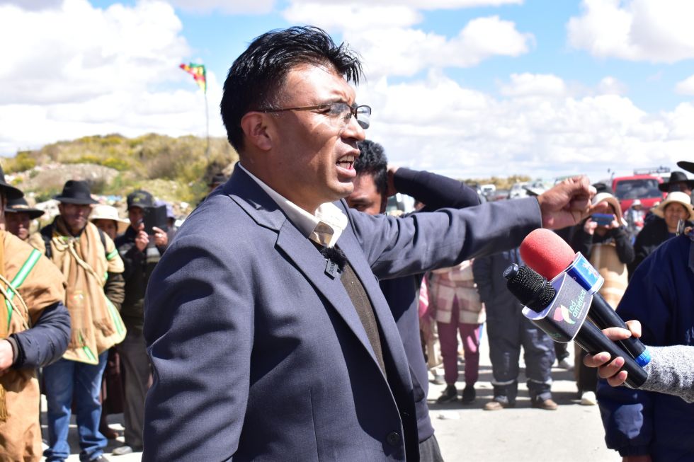 Nilton Condori afirma que no teme ser detenido y se declara “un indio rebelde”