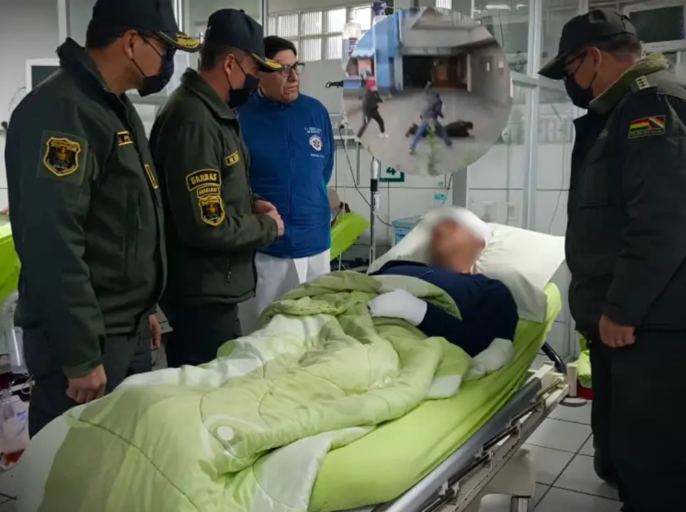 Policía herido en enfrentamientos será trasladado al exterior para recibir atención médica