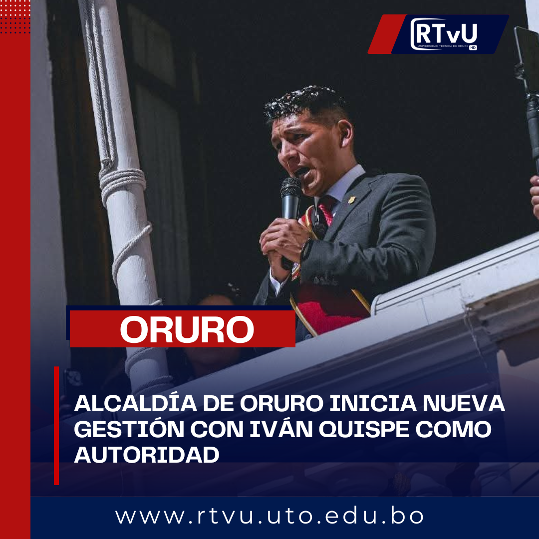 Alcaldía de Oruro inicia nueva gestión con Iván Quispe como autoridad