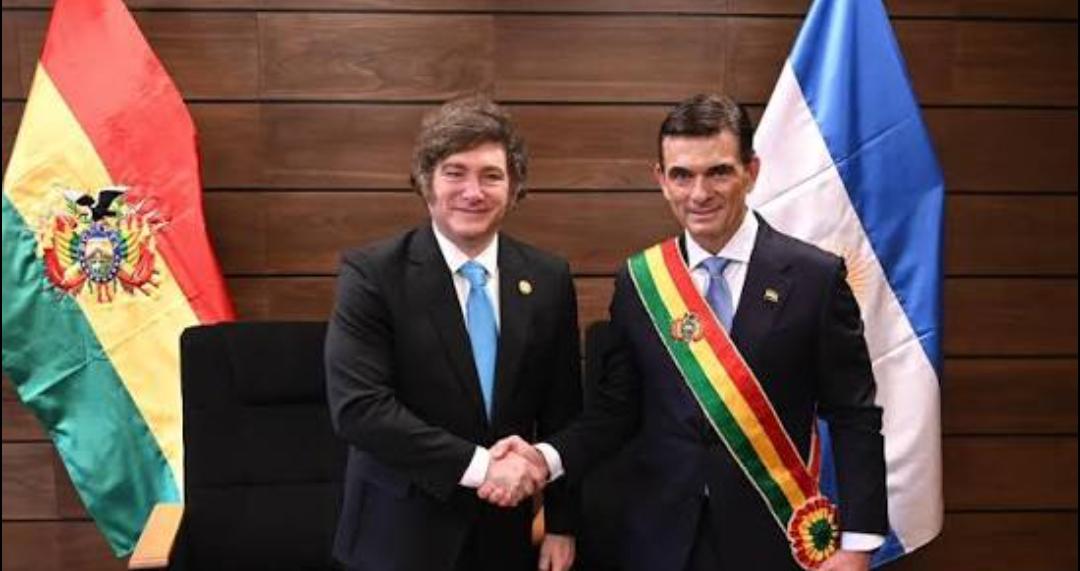 El Presidente Rodrigo Paz agradeció ayuda humanitaria enviada por Argentina