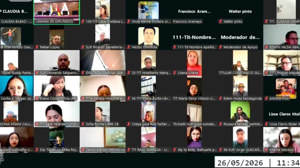 Cámara de Diputados analiza abrogación de ley de Estado de Excepción