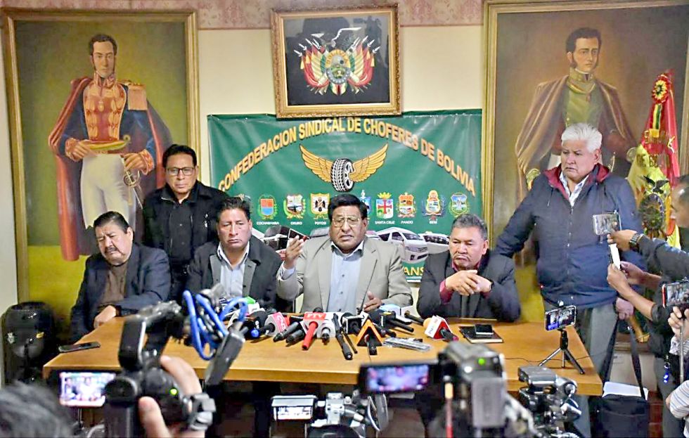 Paro de la COB pierde fuerza y choferes anuncian bloqueos a nivel nacional
