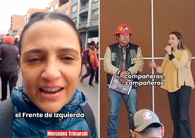 Cancillería rechaza participación de política argentina en protestas contra el Gobierno