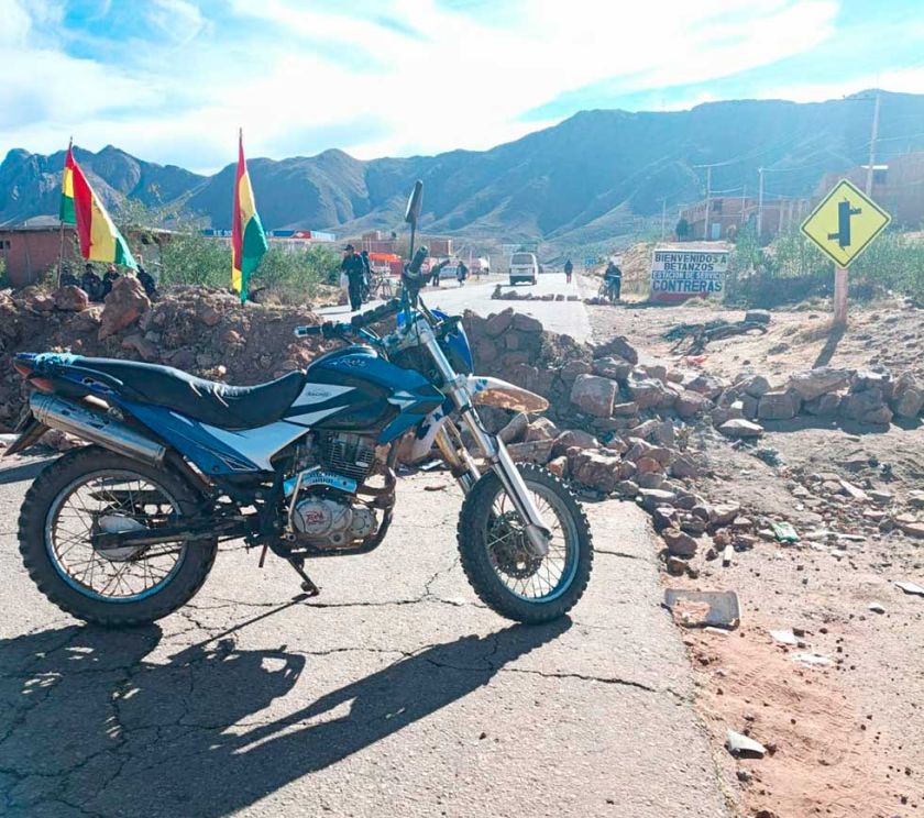 Bloqueos dejan sin gas domiciliario al norte de Potosí