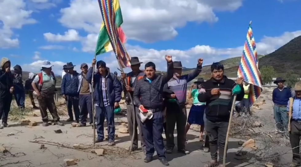 Bloqueadores de Aiquile declaran un cuarto intermedio de 72 horas