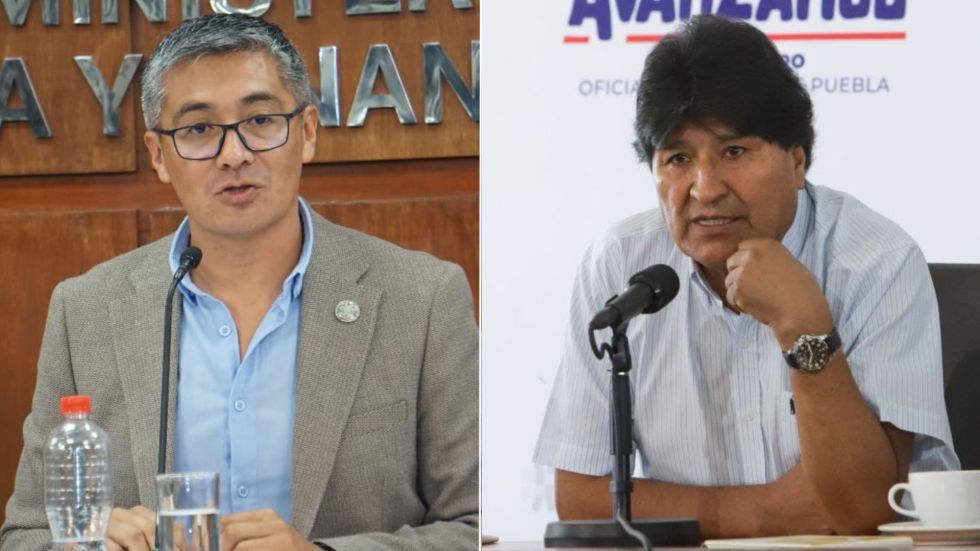 Espinoza y Evo Morales intercambian críticas por el nuevo régimen cambiario