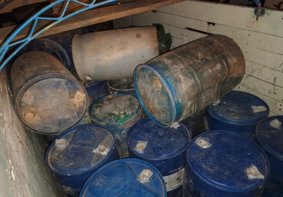 Decomisan más de 2.000 litros de gasolina en un operativo en Sucre