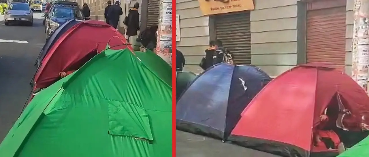 Choferes acampan en surtidores y esperan hasta cuatro días por gasolina en La Paz