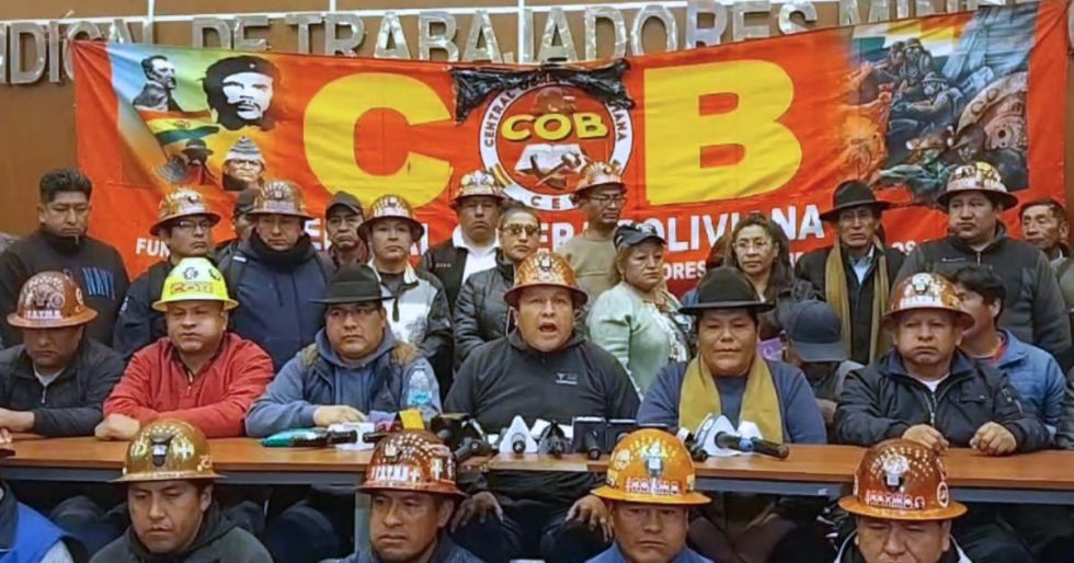 La COB deja de exigir la renuncia de Paz y prioriza una agenda económica