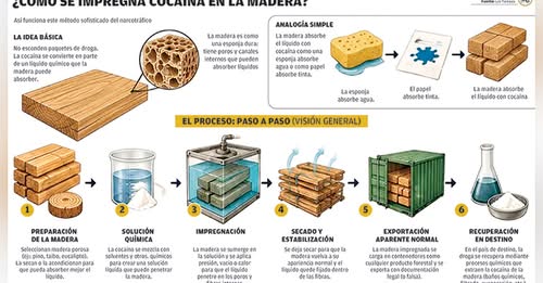 Caso narcomaderas revela uso de infraestructura sofisticada para ocultar droga