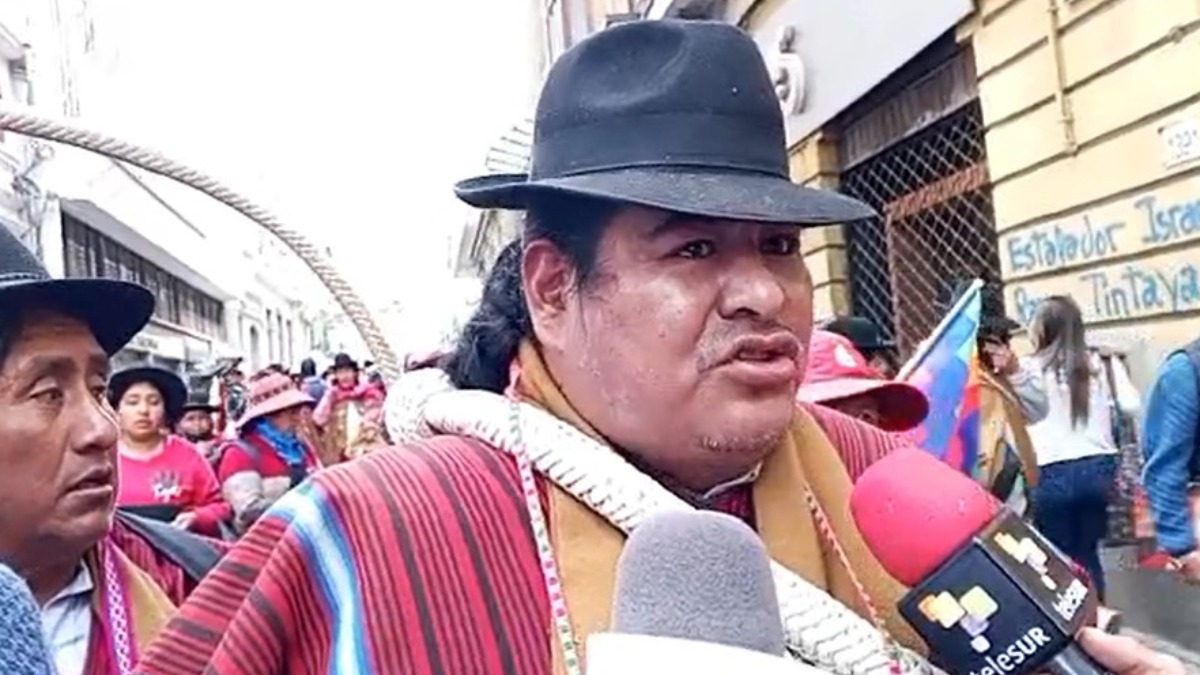 Aprehenden al dirigente de los Túpac Katari durante movilizaciones en La Paz