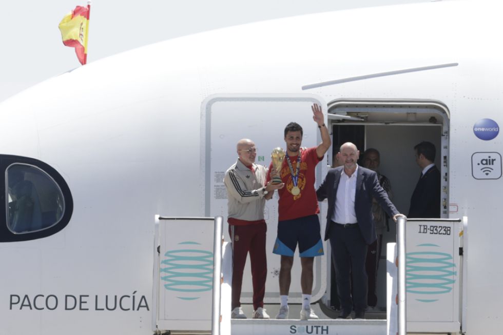 España aterriza en Madrid con la Copa del Mundo tras conquistar el Mundial 2026