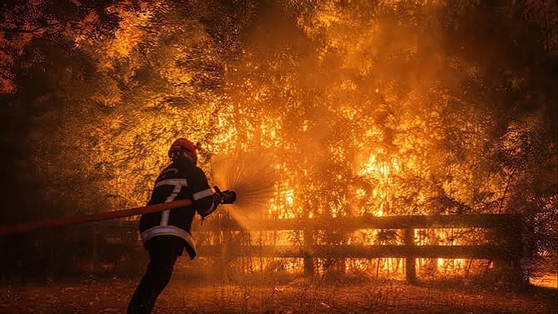 Tormentas de fuego agravan el megaincendio que afecta a la región francesa de Gironda