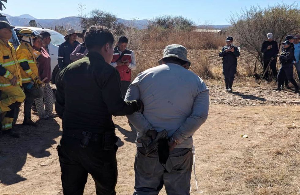 Aprehenden a hombre acusado de iniciar incendio forestal en Tarija