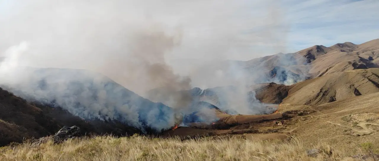 Tarija identifica dos zonas críticas por incendios forestales