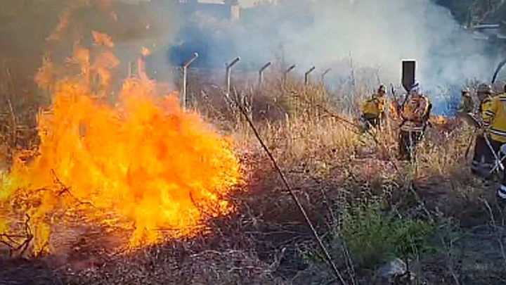 Incendio forestal amenaza zonas cercanas al Parque Nacional Tunari