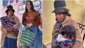 Mujer camina tres horas para escapar de la violencia en Potosí