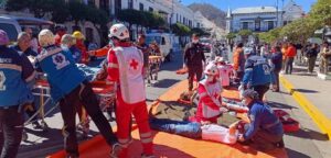 Simulacro de sismo en Sucre pone a prueba la capacidad de respuesta institucional