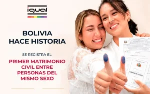 Bolivia registra su primer matrimonio civil entre personas del mismo sexo