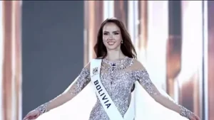 Vanessa Kraljevic lleva el nombre de Bolivia a la final de Miss World 2026