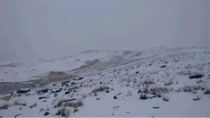 Senamhi emite alerta naranja por nevadas en cinco departamentos hasta el viernes
