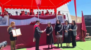 Autoridades de la UTO participan en acto conmemorativo por la Revolución del 6 de Octubre