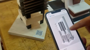 Estudiantes de Arquitectura de la UTO presentan modelos 3D interactivos mediante códigos QR