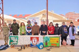 UTO impulsa jornada de arborización con la campaña “Mano a Mano por Oruro limpio y verde”